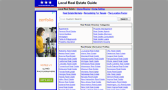 Desktop Screenshot of local-real-estate.com