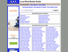 Tablet Screenshot of local-real-estate.com